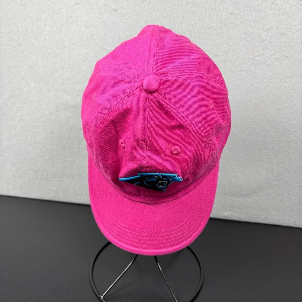 Carolina‎ Panthers Hot Pink Baseball Cap Youth Size Girls NFL Team Apparel Hat